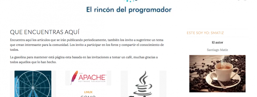 Portal WEB el rincón del programador