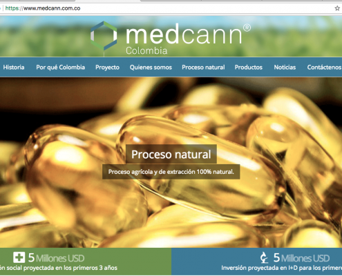 Página web medcann Laboratorio farmaceutico